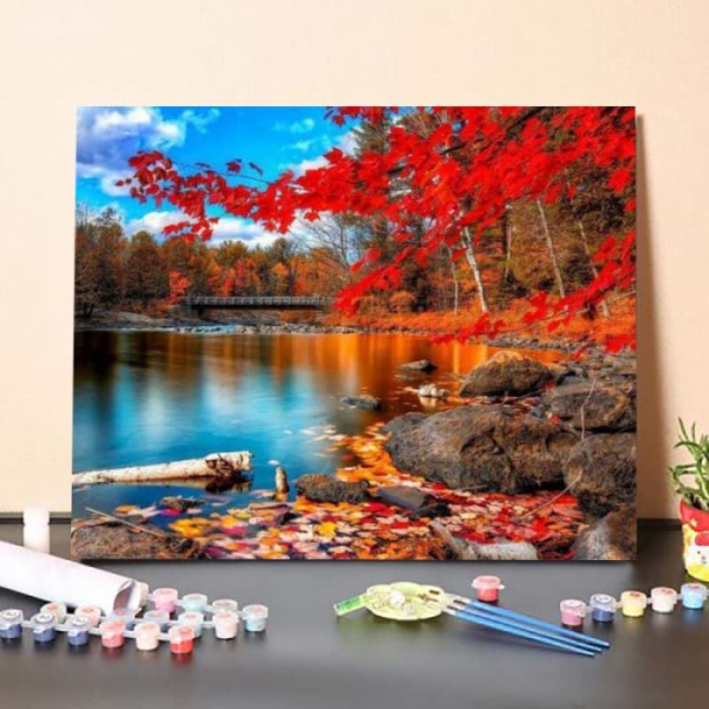 Paint by Numbers Kit A Season Of Fall – Australia Paint By Numbers