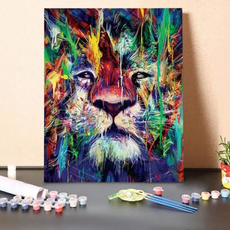Paint by Numbers KitArtistic Lion Australia Paint By Numbers