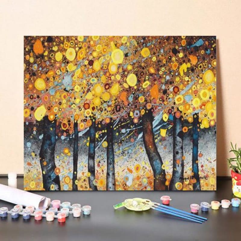 Paint By Numbers Kit Autumn Trees Australia Paint By Numbers
