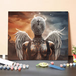 Paint by Numbers Kit-Battle angel