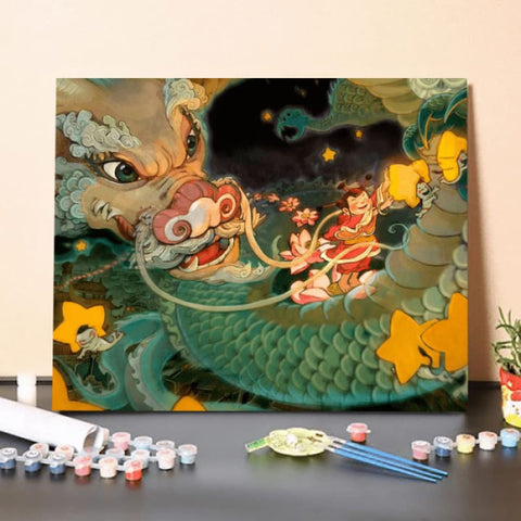Paint by Numbers Kit-Chinese Dragon