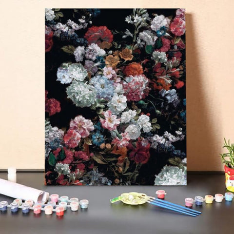 Paint by Numbers Kit-Flower World