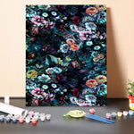 Paint by Numbers Kit-Flowers and Butterflies