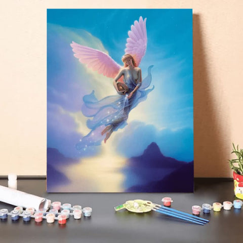 Paint by Numbers Kit-Flying angel