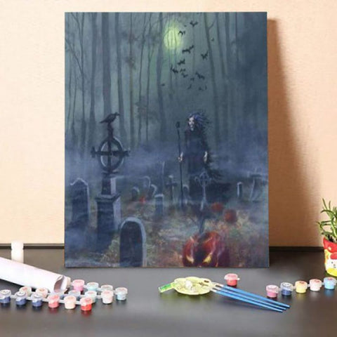Paint By Numbers Kit – Halloween Night