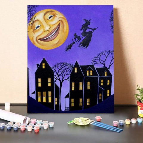 Paint By Numbers Kit Hello Moon