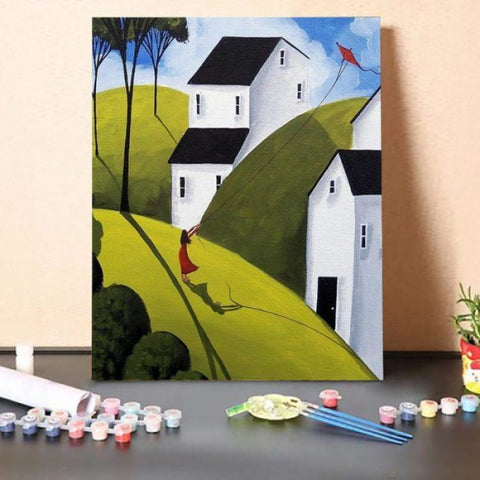 Paint by Numbers Kit-Kite Day