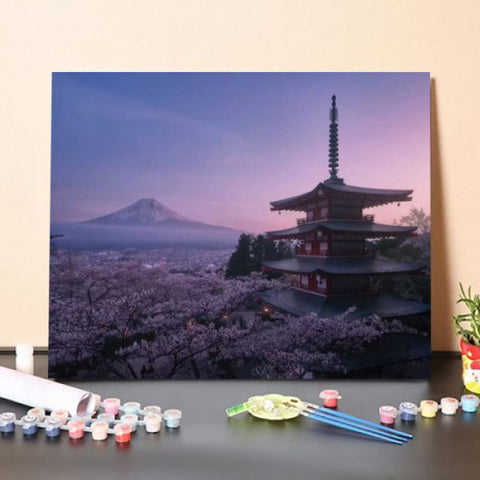 Paint by Numbers Kit – Mt Fuji Sakura