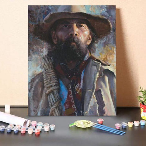 Paint By Numbers Kit-Old Hero