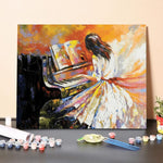 Paint by Numbers Kit-Piano teacher