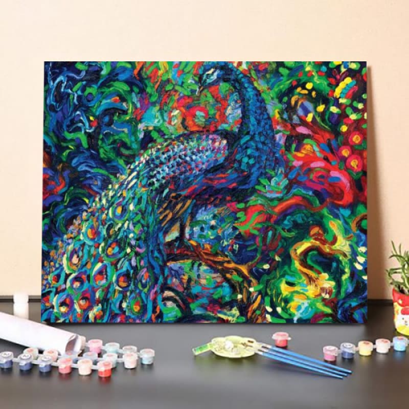 Paint By Numbers KitProud Peacock Australia Paint By Numbers