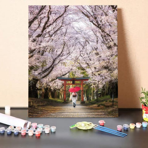 Paint by Numbers Kit – Spring In Japan III