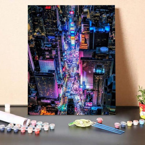 Paint by Numbers Kit-The Enchanting City
