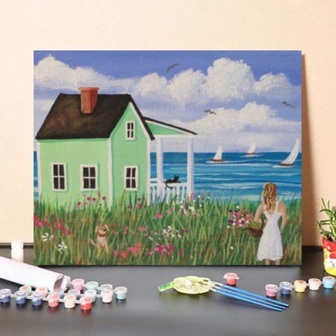 Paint By Numbers Kit-The girl’s house