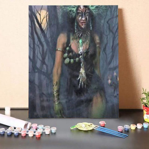 Paint By Numbers Kit – Voodoo Woman