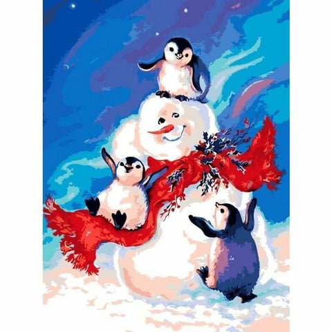 Penguin Diy Paint by Numbers Kits DIY PBN30121 - NEEDLEWORK KITS