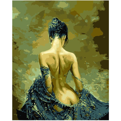 Portrait Nude Diy Paint By Numbers Kits WM-433 - NEEDLEWORK KITS