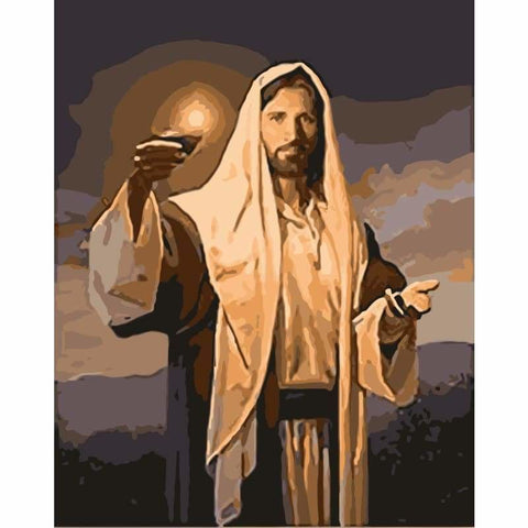 Religion Diy Paint By Numbers Kits WM-466 - NEEDLEWORK KITS