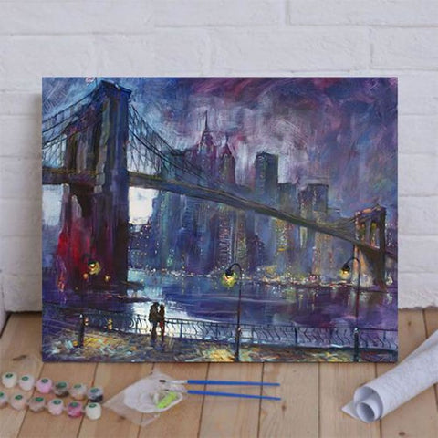 Romance by East River NYC Paint By Numbers Kit