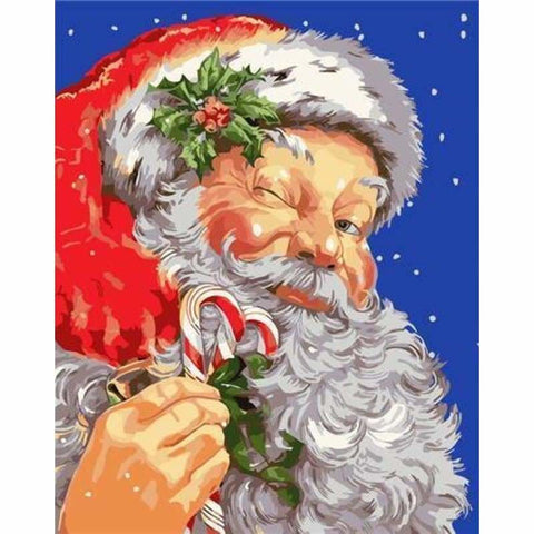 Santa Claus Diy Paint By Numbers Kits WM-124 - NEEDLEWORK KITS