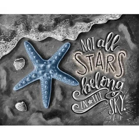 Starfish Diy Paint By Numbers Kits PBN30250 - NEEDLEWORK KITS