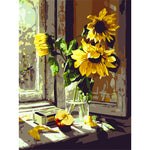 Sunflower Diy Paint By Numbers Kits YM-4050-187 ZX80009 - NEEDLEWORK KITS