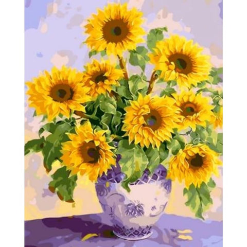 Sunflower  Diy Paint By Numbers Kits ZXQ1568 - NEEDLEWORK KITS