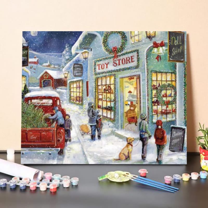 Toy Shop Paint By Numbers Kit Australia Paint By Numbers