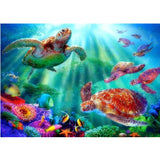 Turtle Diy Paint By Numbers Kits VM90139 - NEEDLEWORK KITS