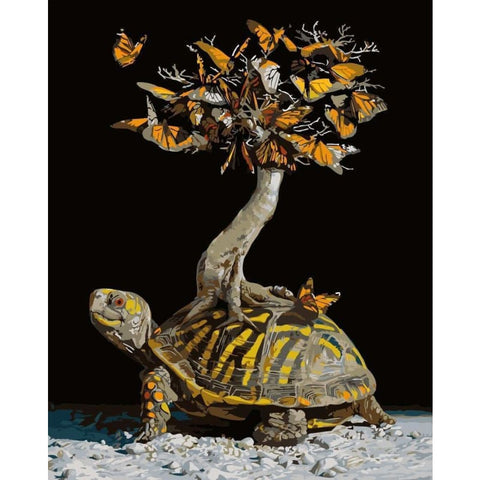 Turtle Diy Paint By Numbers Kits WM-1087 - NEEDLEWORK KITS