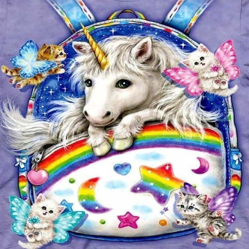 Unicorn Diy Paint By Numbers Kits VM90038 - NEEDLEWORK KITS