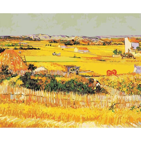 Van Gogh Landscape Village Diy Paint By Numbers Kits PBN90778 - NEEDLEWORK KITS