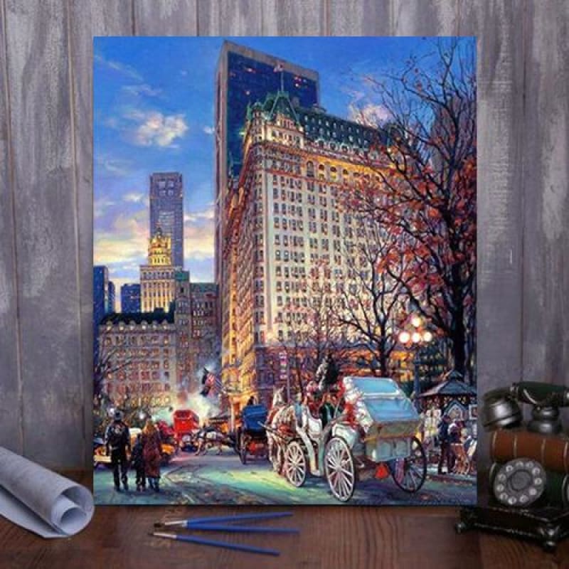Vintage New York Paint By Numbers Kit
