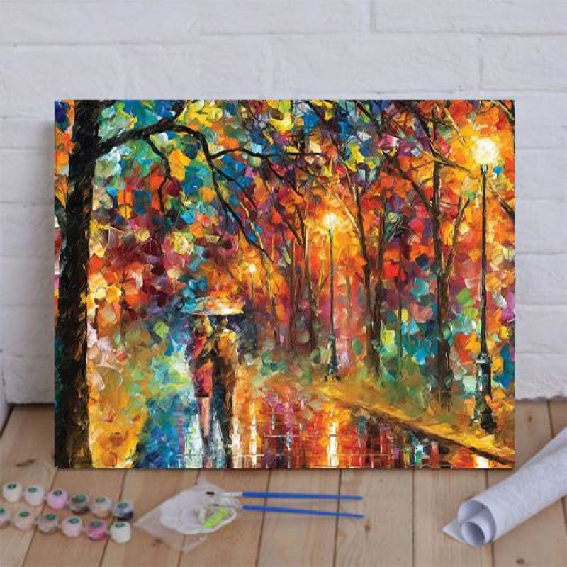 Walking In The Rain Paint By Numbers Kit – Australia Paint By Numbers