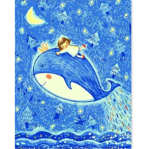 Whales Diy Paint By Numbers Kits PBN30002 - NEEDLEWORK KITS