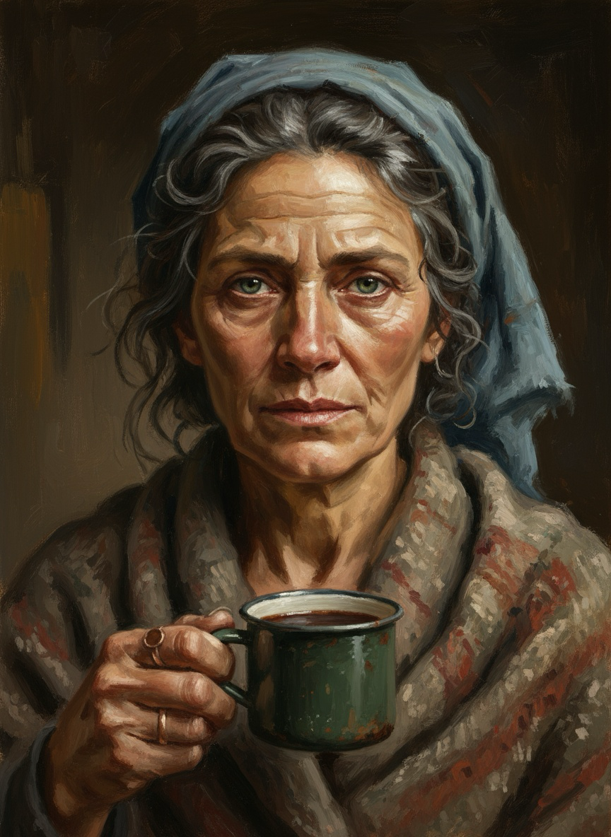 Morning Coffee Portrait (80 Colours)