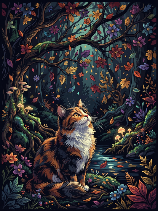 Moonlit Forest Watcher (120 Colours)