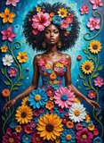 Blue Wall Bloom Queen (80 Colors)