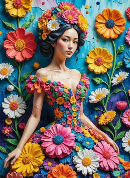 Flower Dress Maiden (80 Colours)