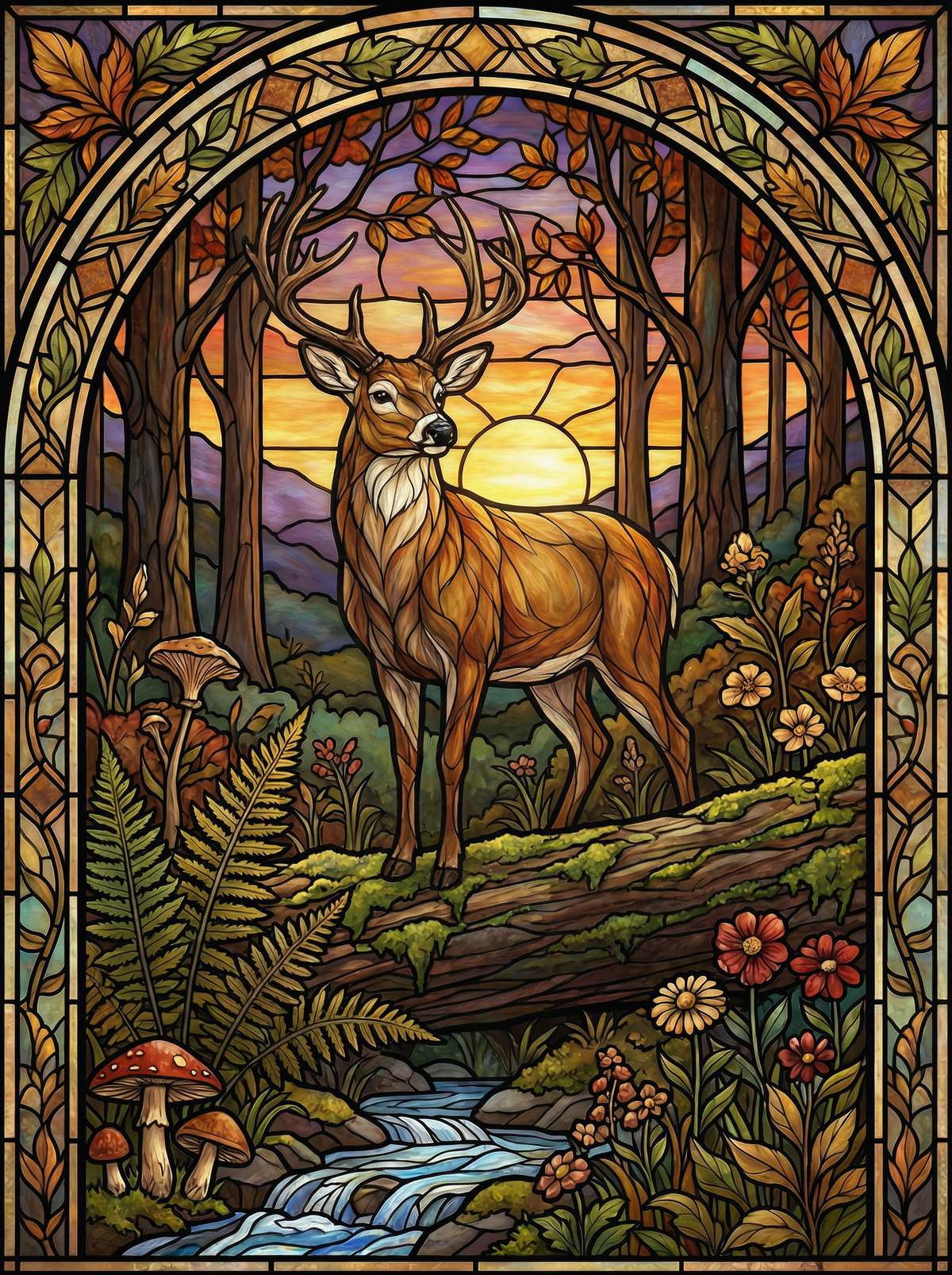 Golden Forest Deer (80 Colours)