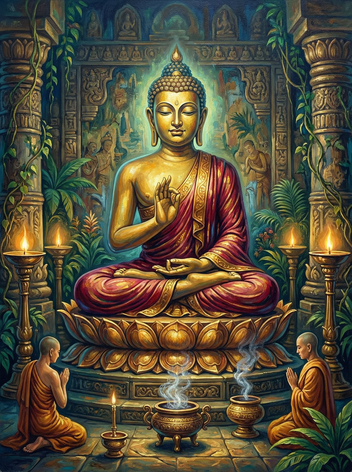 Golden Buddha Serenity (80 Colours)