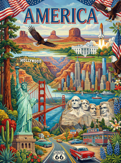 America Iconic Journey (80 Colours)