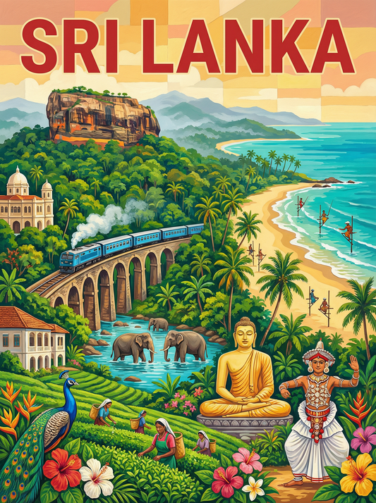 Sri Lanka Tropical Wonders (80 Colours)