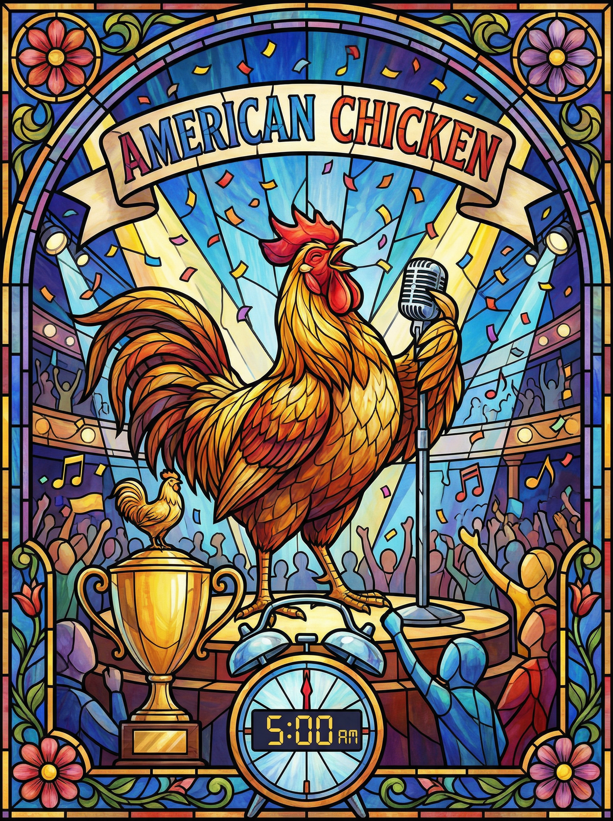 American Rooster Anthem (80 Colours)