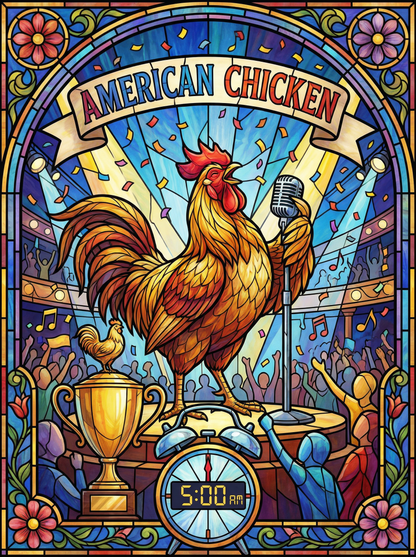 American Rooster Anthem (80 Colours)