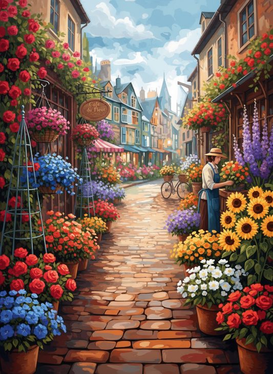 Parisian Flower Lane (80 Colours)