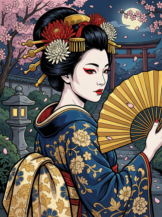 Moonlit Sakura Grace (80 Colours)