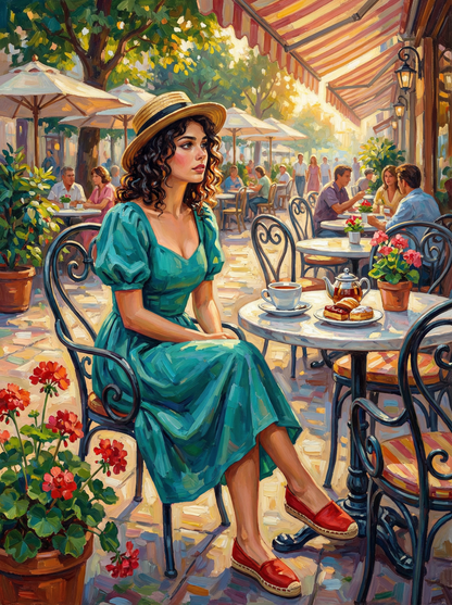 Café Under the Summer Canopy (80 Colours)