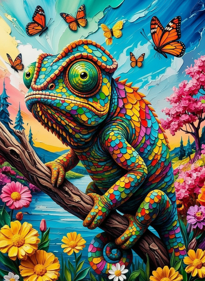 Rainbow Lizard Garden (80 Colours)
