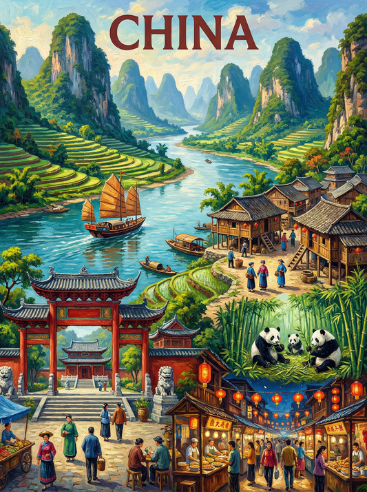 China Riverland Traditions (80 Colours)